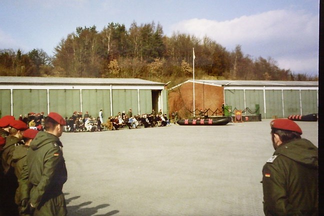 Auflösungsappell der AmphPiKp 600 am 30. März 1993, Quelle: ploenerpioniere.de